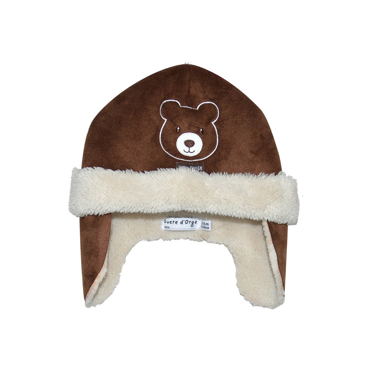 Bonnet bebe noelien marron, SUCRE D'ORGE