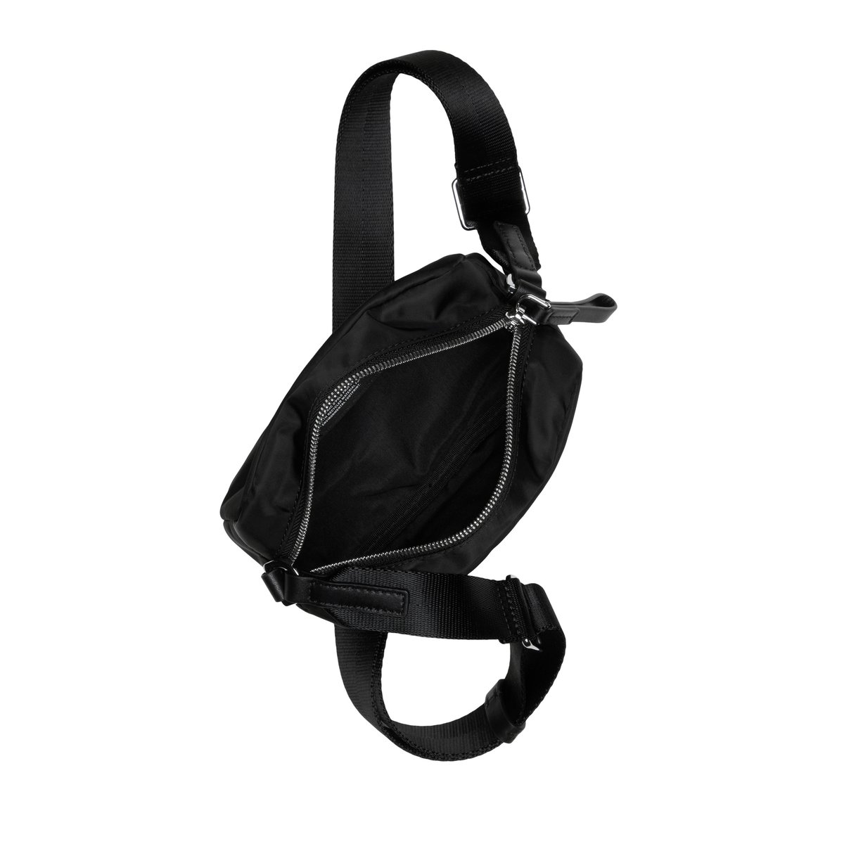 Sac à bandoulière XS, modèle Elsy fabriqué à partir de matériaux recyclés noir, MARC O'POLO