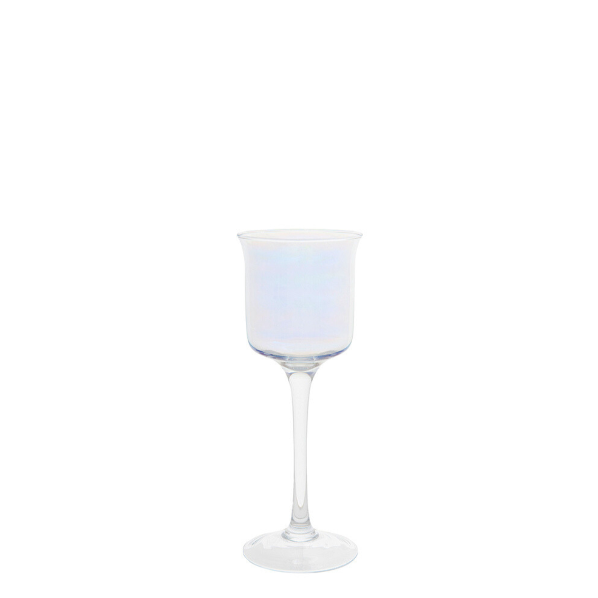 Photophore décoratif en verre H30 Pearly transparent, SIA DECO