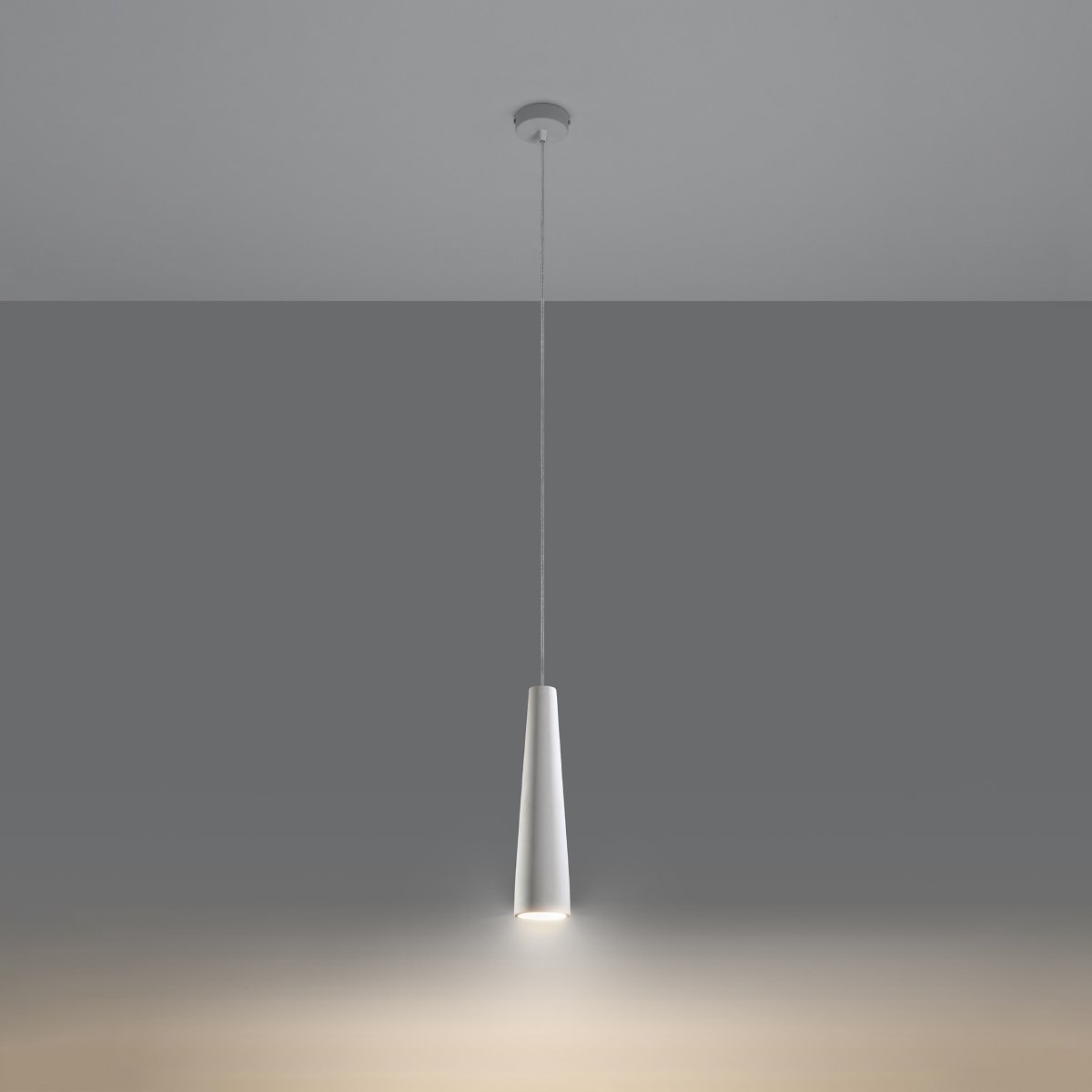 Suspension Céramique Blanc GU10 1 Electra blanc, EDEN