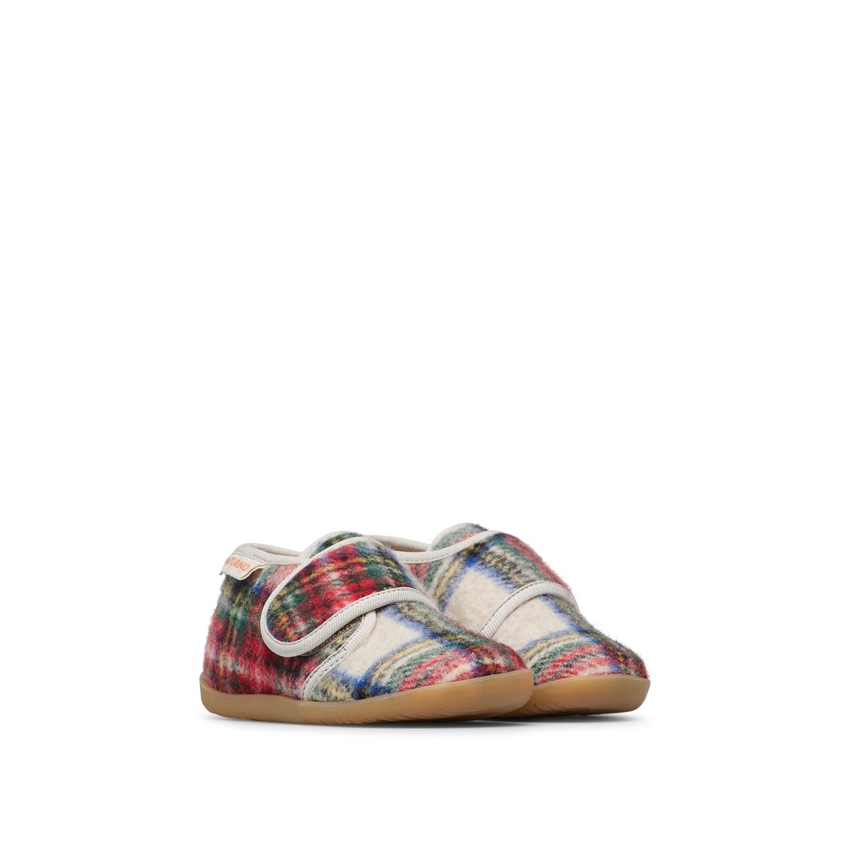 Pantoufles en tissu HOME multicolore-, NATURINO