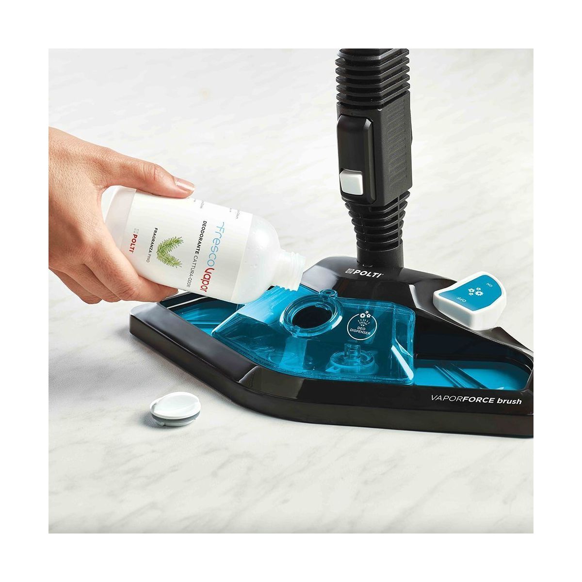 Nettoyeur vapeur traîneau vaporetto smart 100B blanc + bleu, POLTI