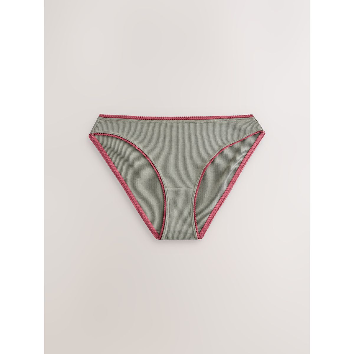 Culotte côtelée en coton, lot de 3 noir/rose/olive, NEXT
