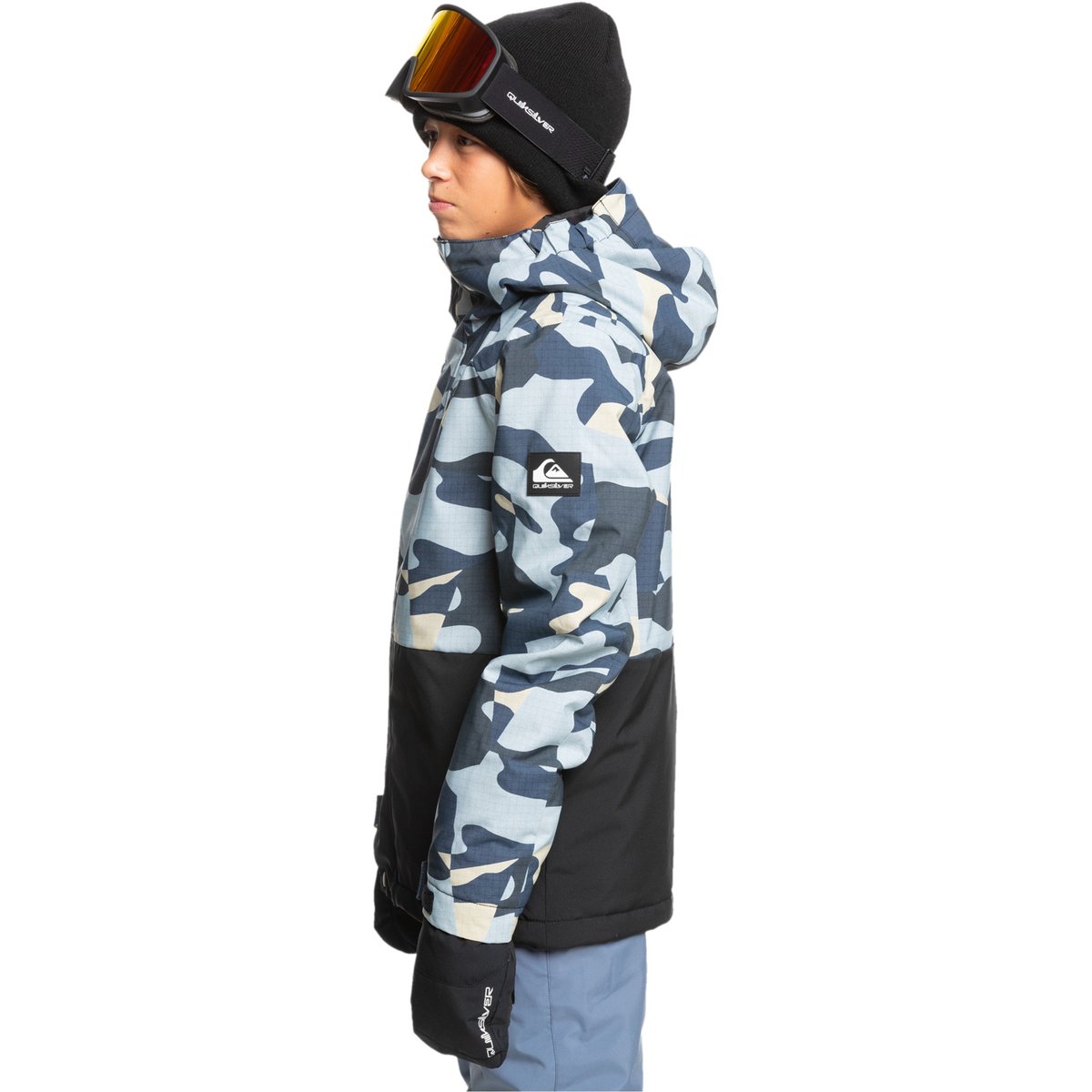 Veste de snow MISSION gris puzzle camo ice flow, QUIKSILVER