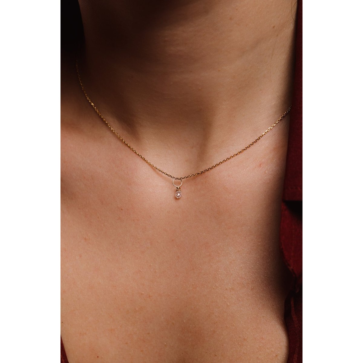 Pendentif Mia- Or 750‰ - Diamant blanc diamant blanc, YAY PARIS