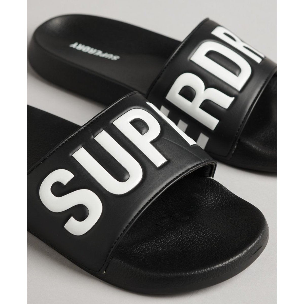 Sandales de piscine Core noir/blanc, SUPERDRY