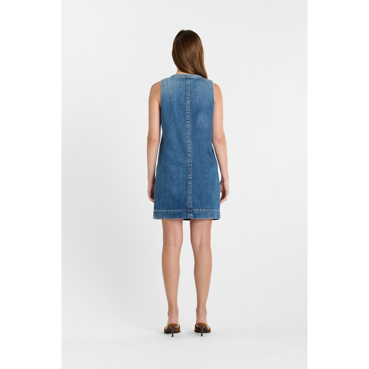 Robe droite en jeans MARIBOU blue, LE TEMPS DES CERISES