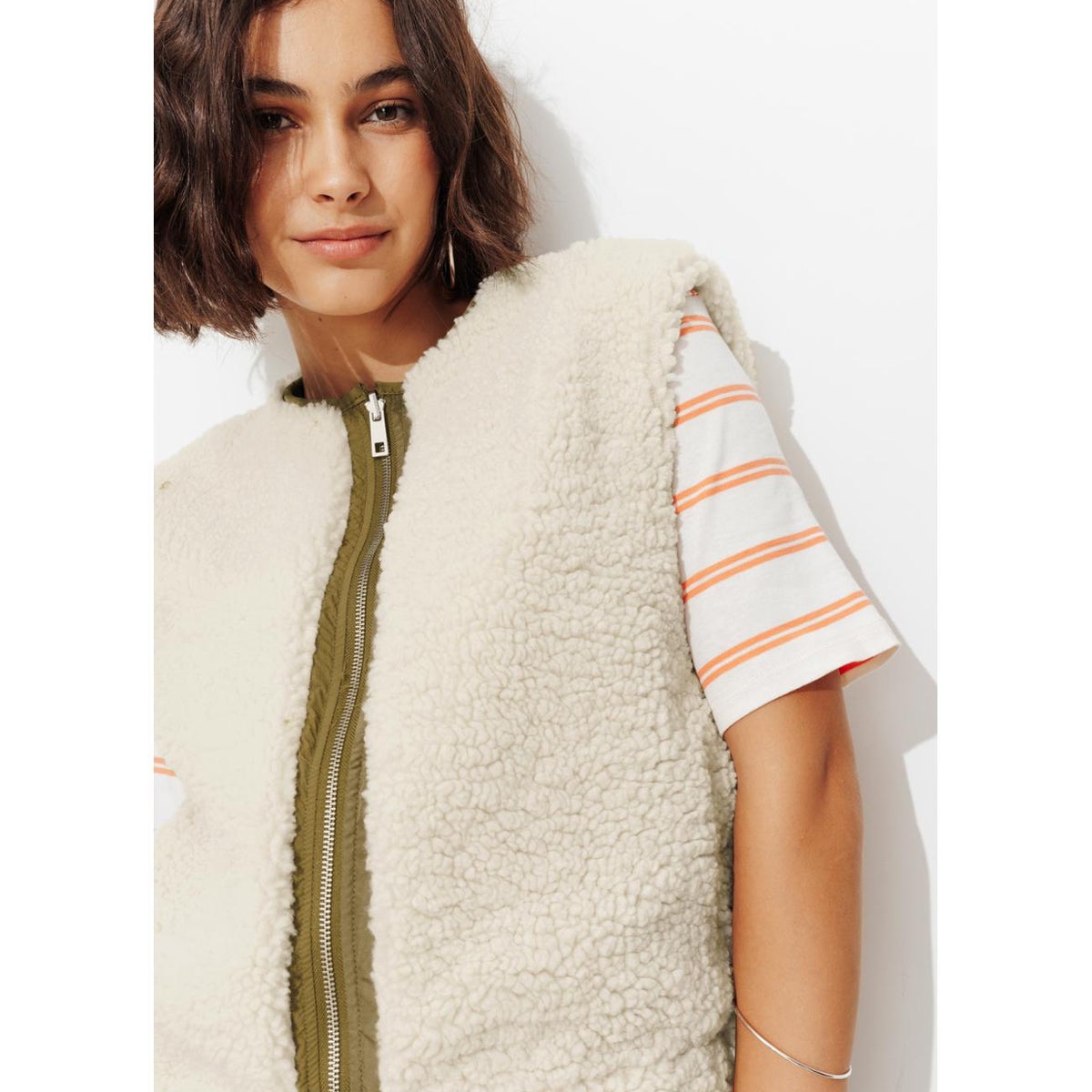 Veste sans manches kaki, PROMOD
