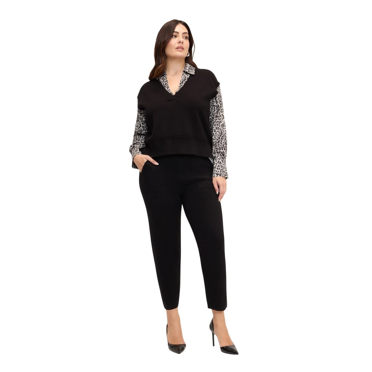 Joggers noir, FIORELLA RUBINO