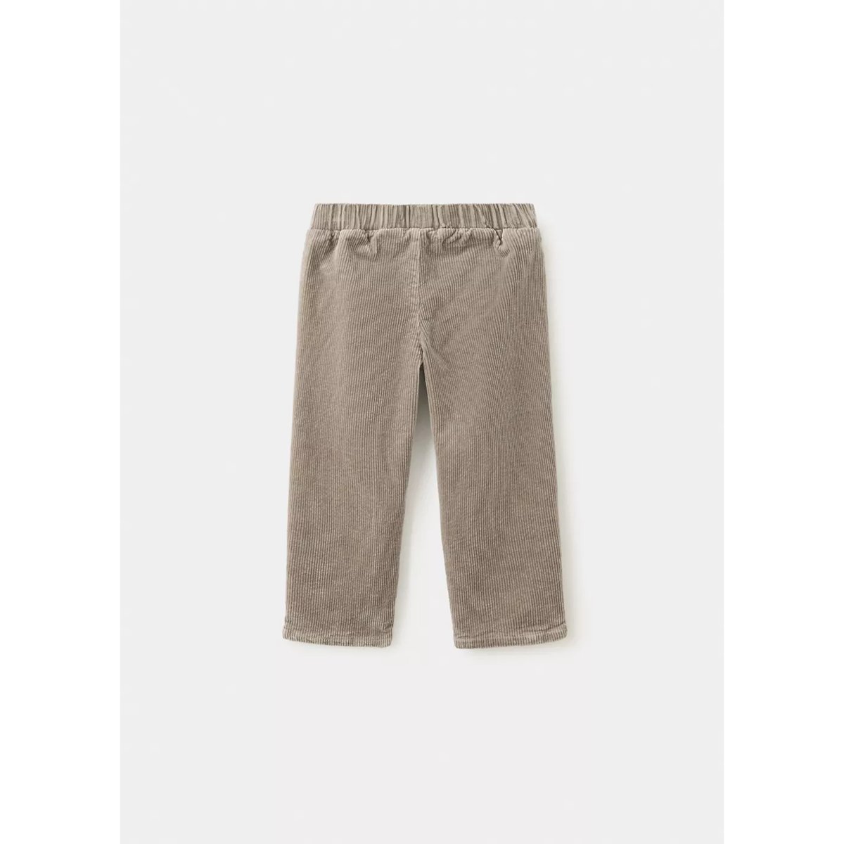 Pantalon droit velours côtelé marron moyen, MANGO BABY