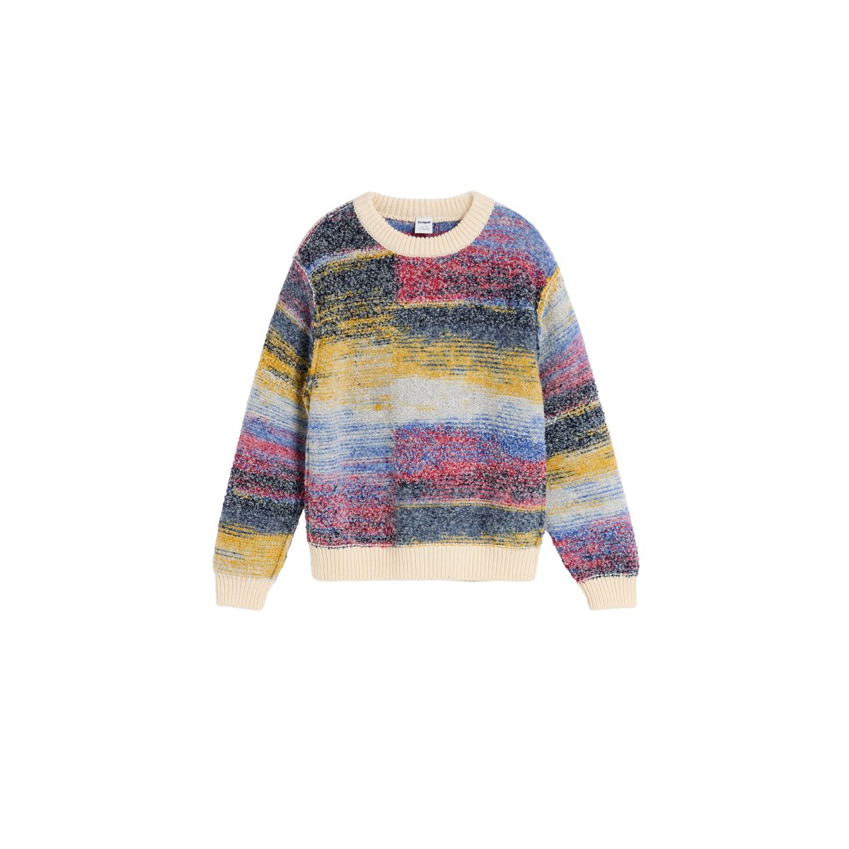 Pull chiné multicolore multicolore, DESIGUAL