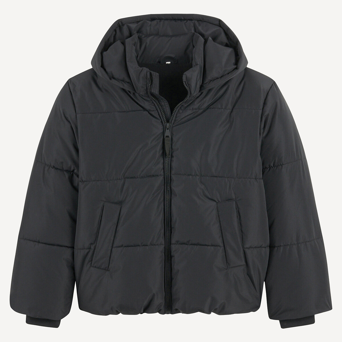 Doudoune à capuche noir, LA REDOUTE COLLECTIONS