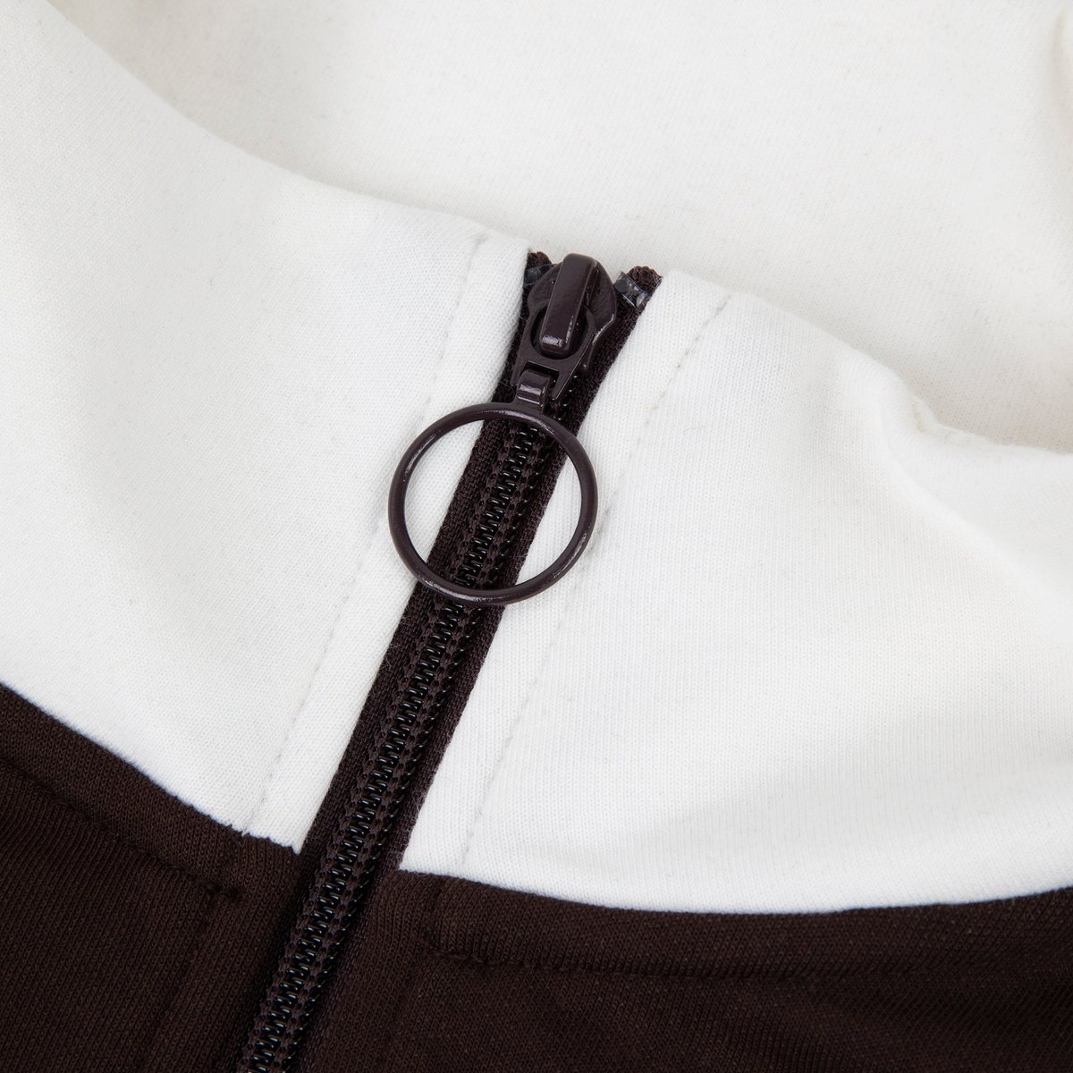 Sweat zippé Héritage marron, LE COQ SPORTIF