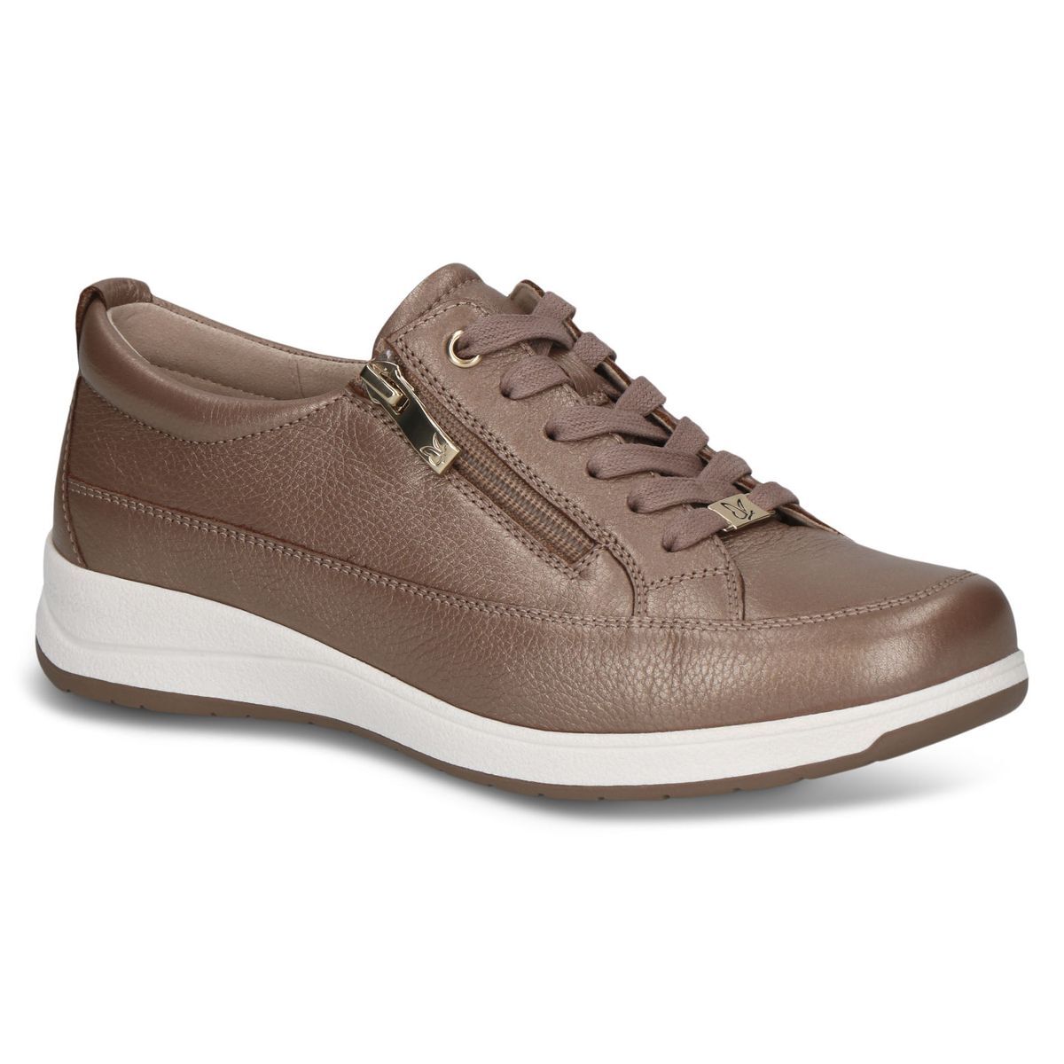 Derbie en cuir marron camel, CAPRICE