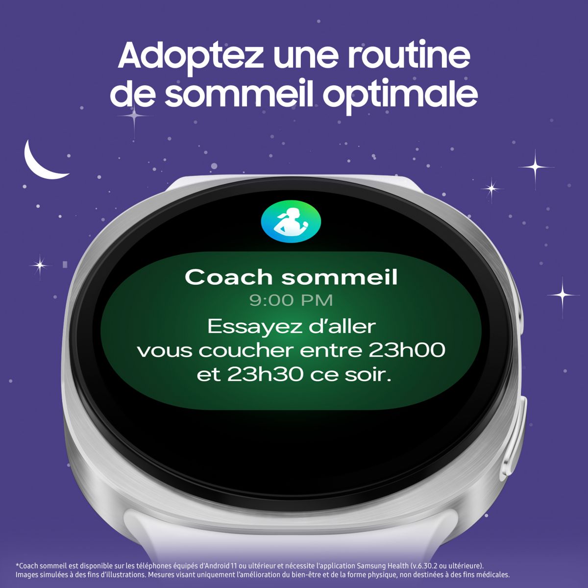 Montre connectée Galaxy Watch8 Graphite 40mm BT gris, SAMSUNG
