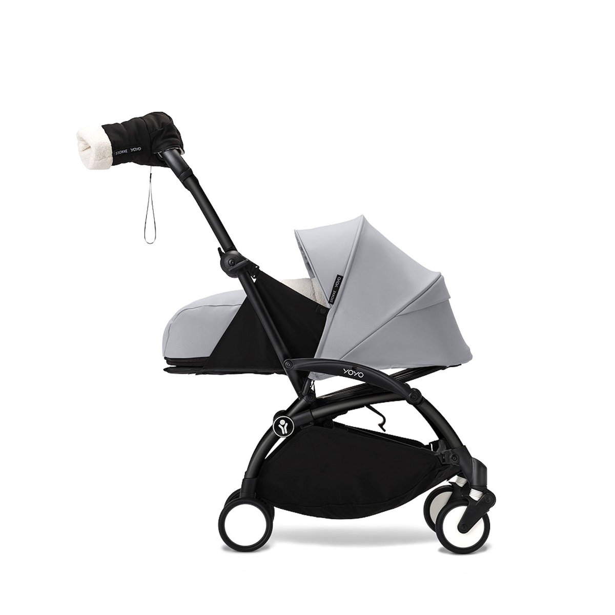 Mouffles pour poussette YOYO noir, STOKKE