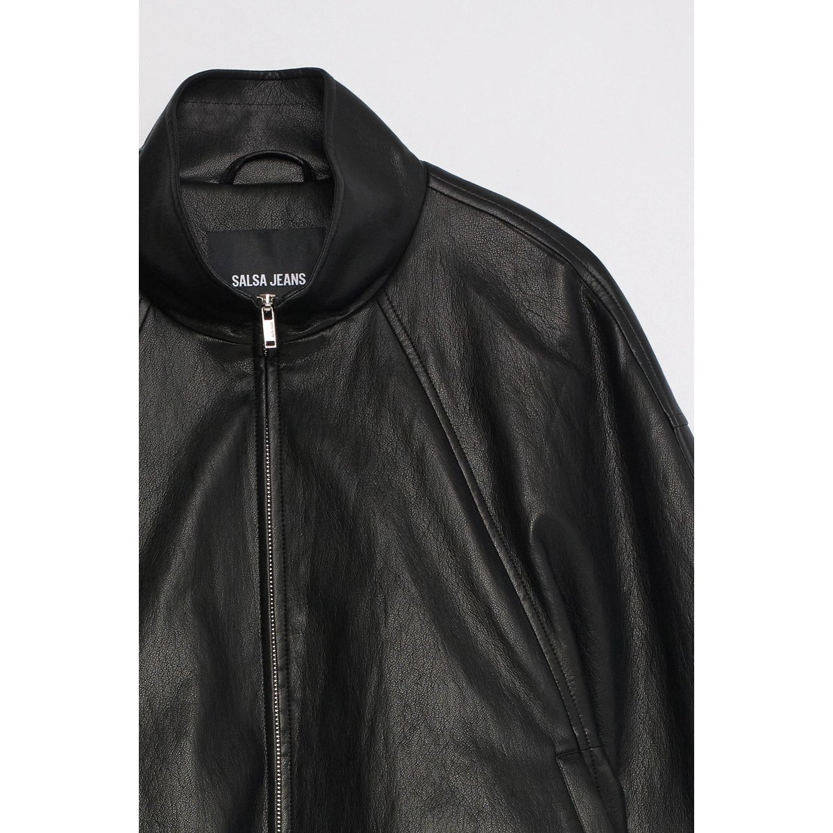 BOMBER EFFET CUIR noir, SALSA JEANS