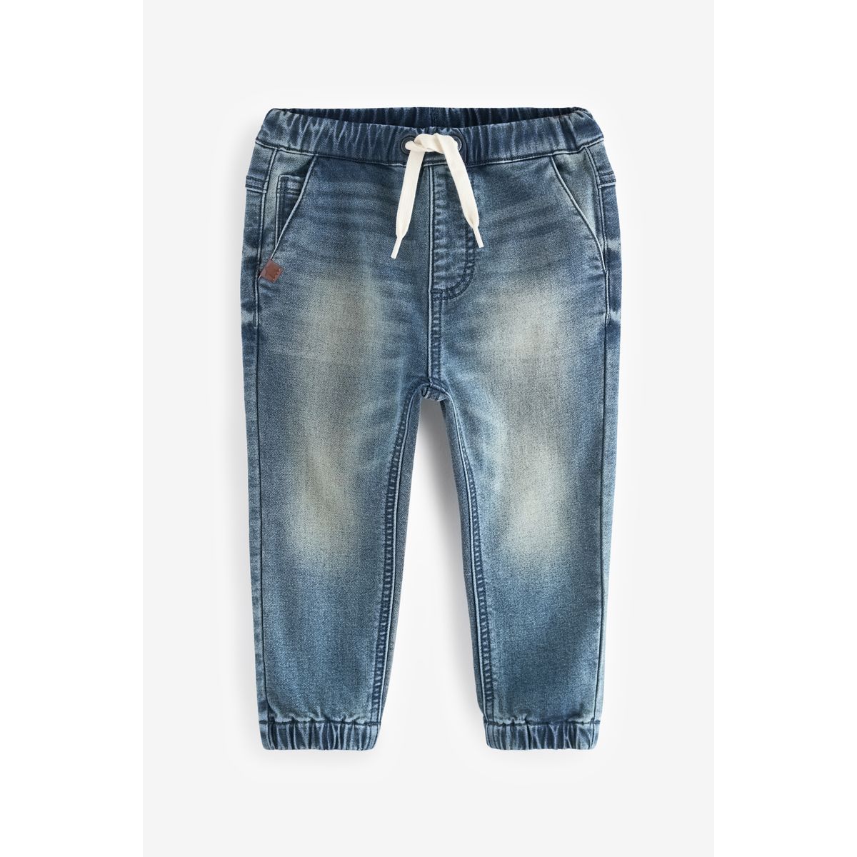 Jean confortable style pantalon de jogging bleu moyen, NEXT