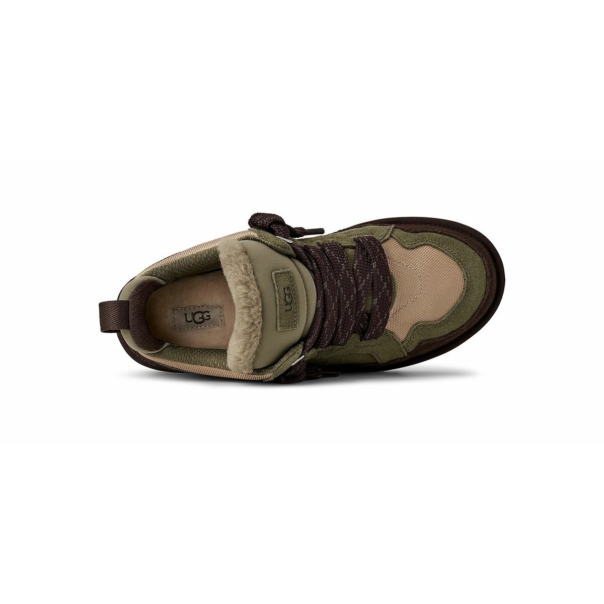 Lowmel Trainers with Faux Fur Lining khaki/black, UGG