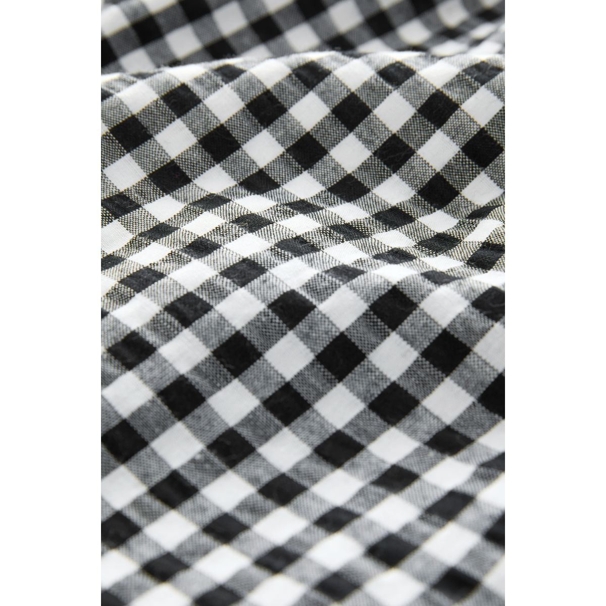 Short vichy à enfiler noir/blanc, NEXT