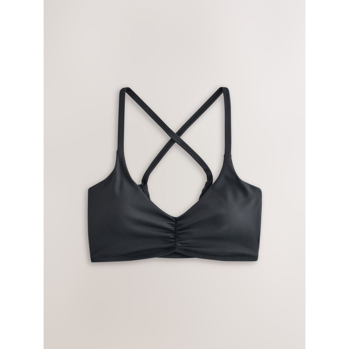 Brassière sport à bretelles au dos, lot de 2 noir/rose, NEXT