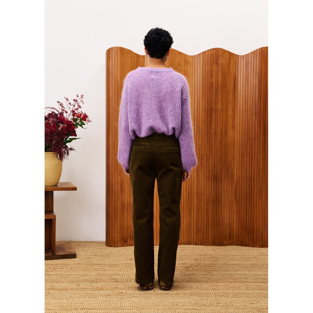 Cardigan en mohair MIANO violet, FRNCH