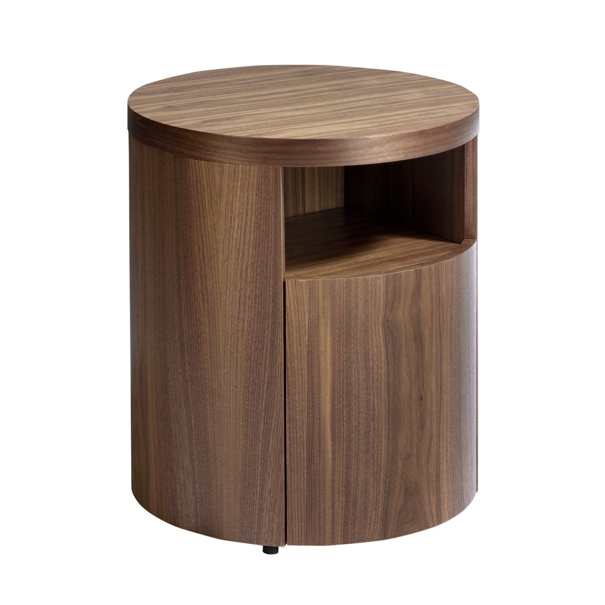 Table de chevet en noyer noyer | noir, ANGEL CERDA