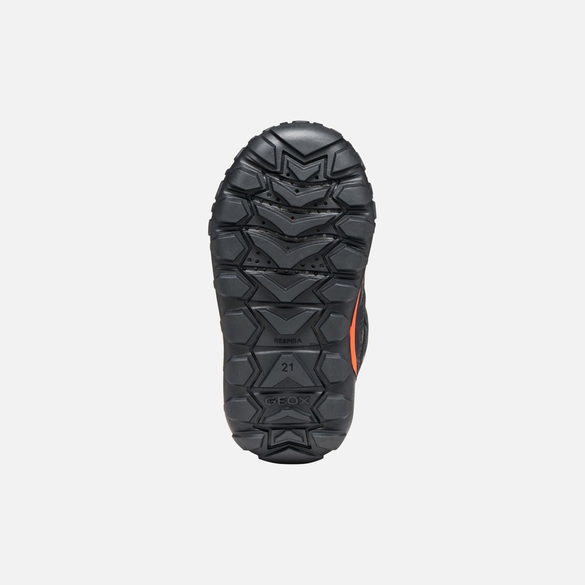 Bottes Mi-Mollet  B TREKKYUP  B ABX bleu marine/orange, GEOX