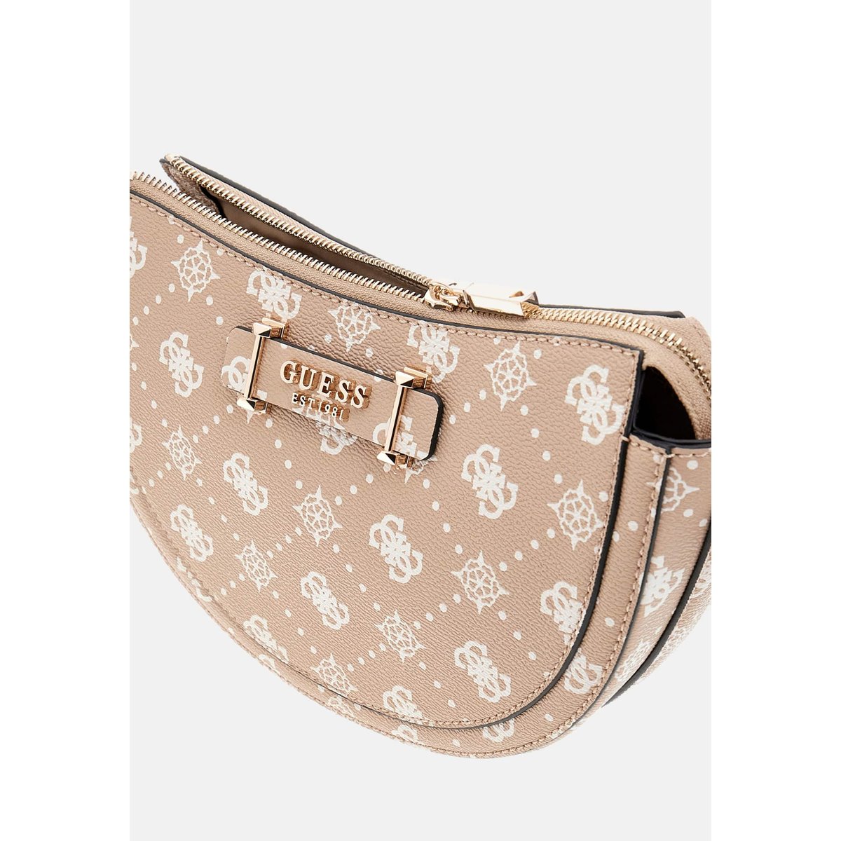 Sac D’épaule Silia Logo 4G Pivoine beige, GUESS