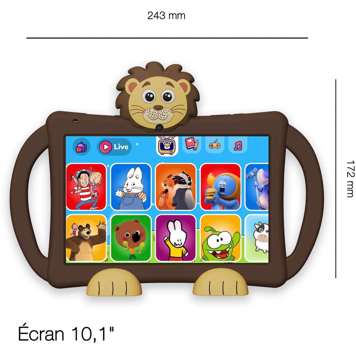 Tablette enfant LOGIKIDS Star couleur unique, LOGICOM