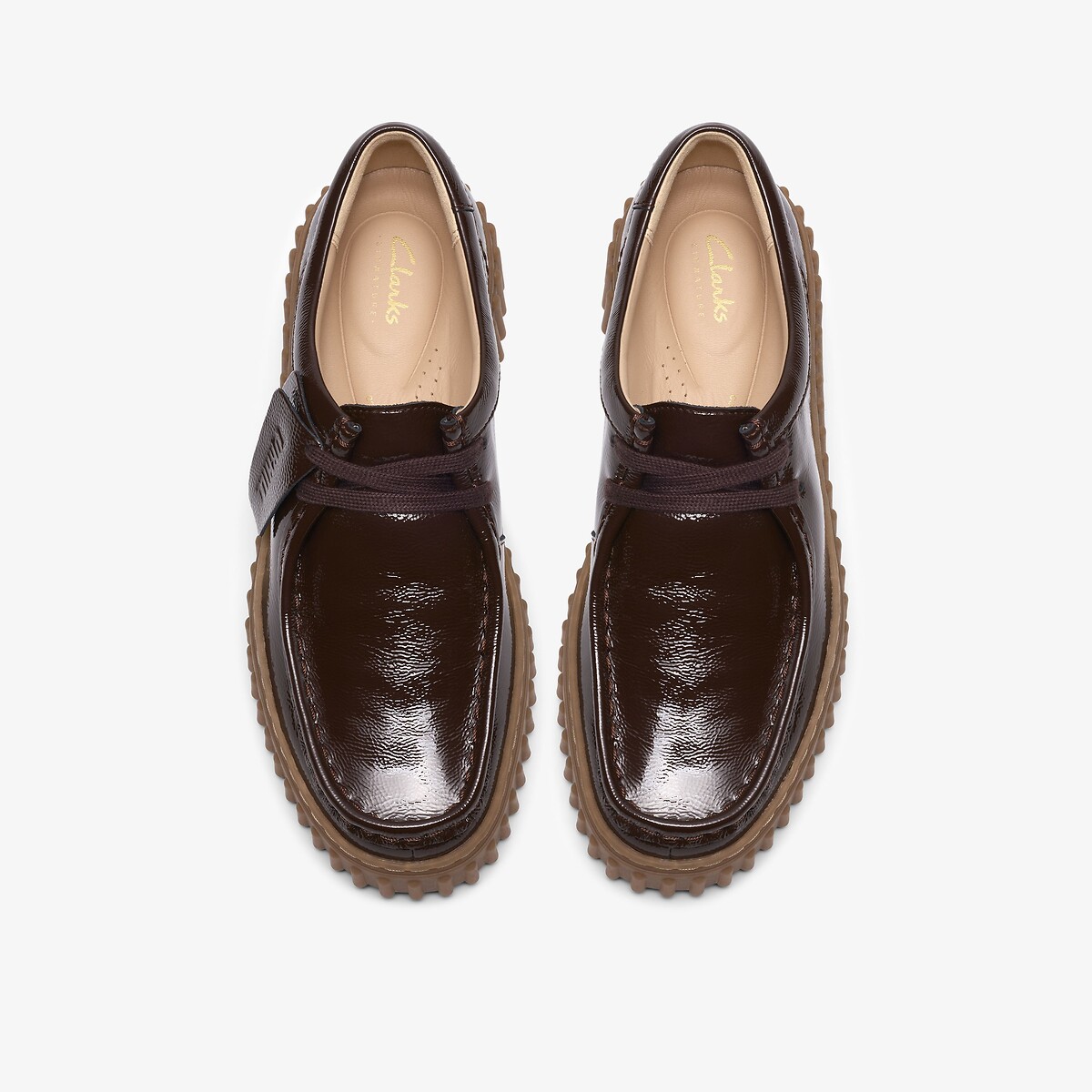 Lakleren schoenen, TORHILL BEE donkerkastanje, CLARKS