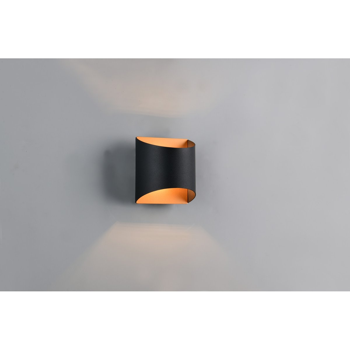 Applique en métal design, SAMDEL noir, BOITE A DESIGN