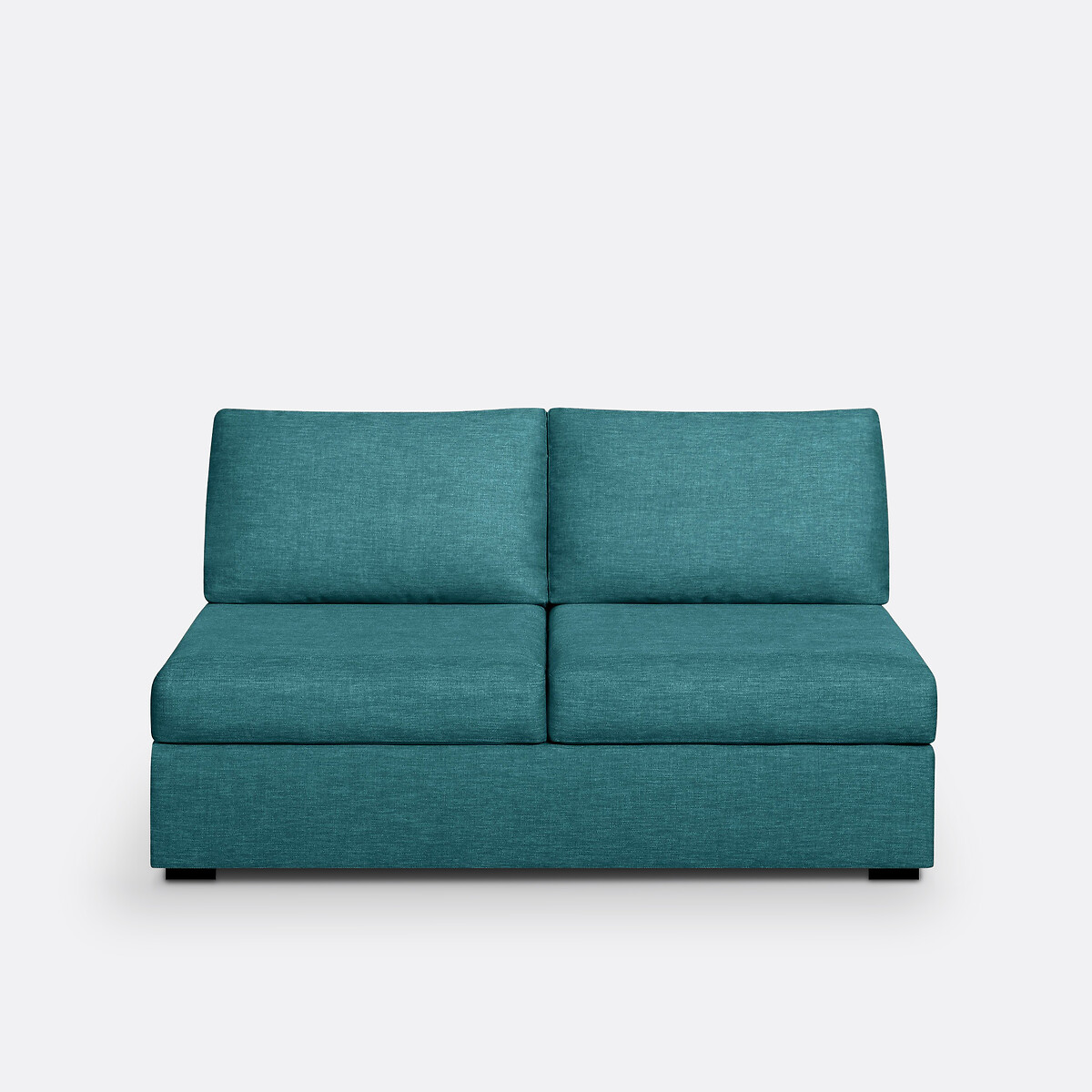 Divano Robin, chiné, comfort superiore blu pavone, SO'HOME