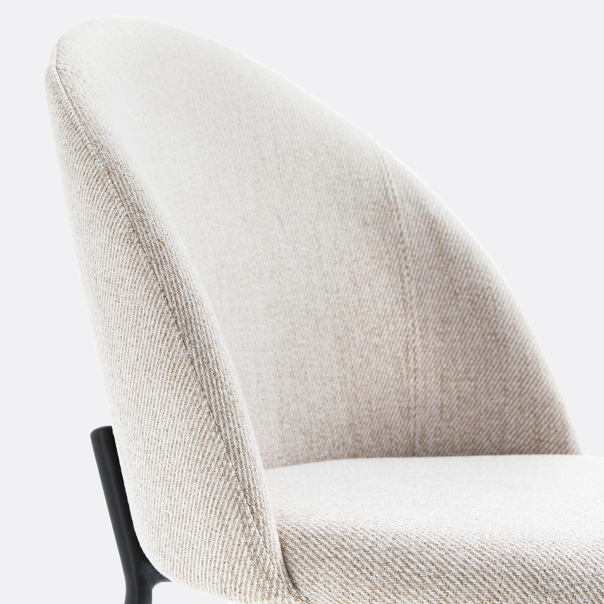 Set of 2 Nordie marl fabric bar stools beige marl, LA REDOUTE INTERIEURS