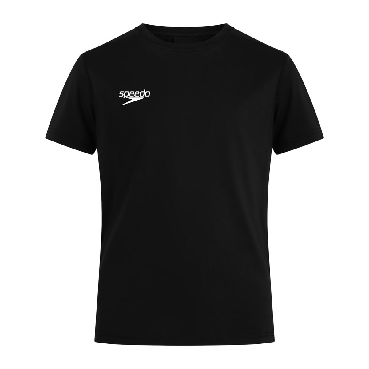 T-shirt manches courtes motif/style uni CLUB noir, SPEEDO