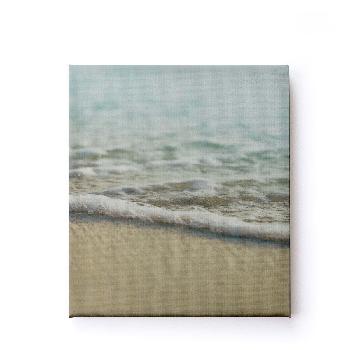 Set de 5 toiles imprimées Plage & mer bleu-vert, sable, sépia, ART FOR THE HOME