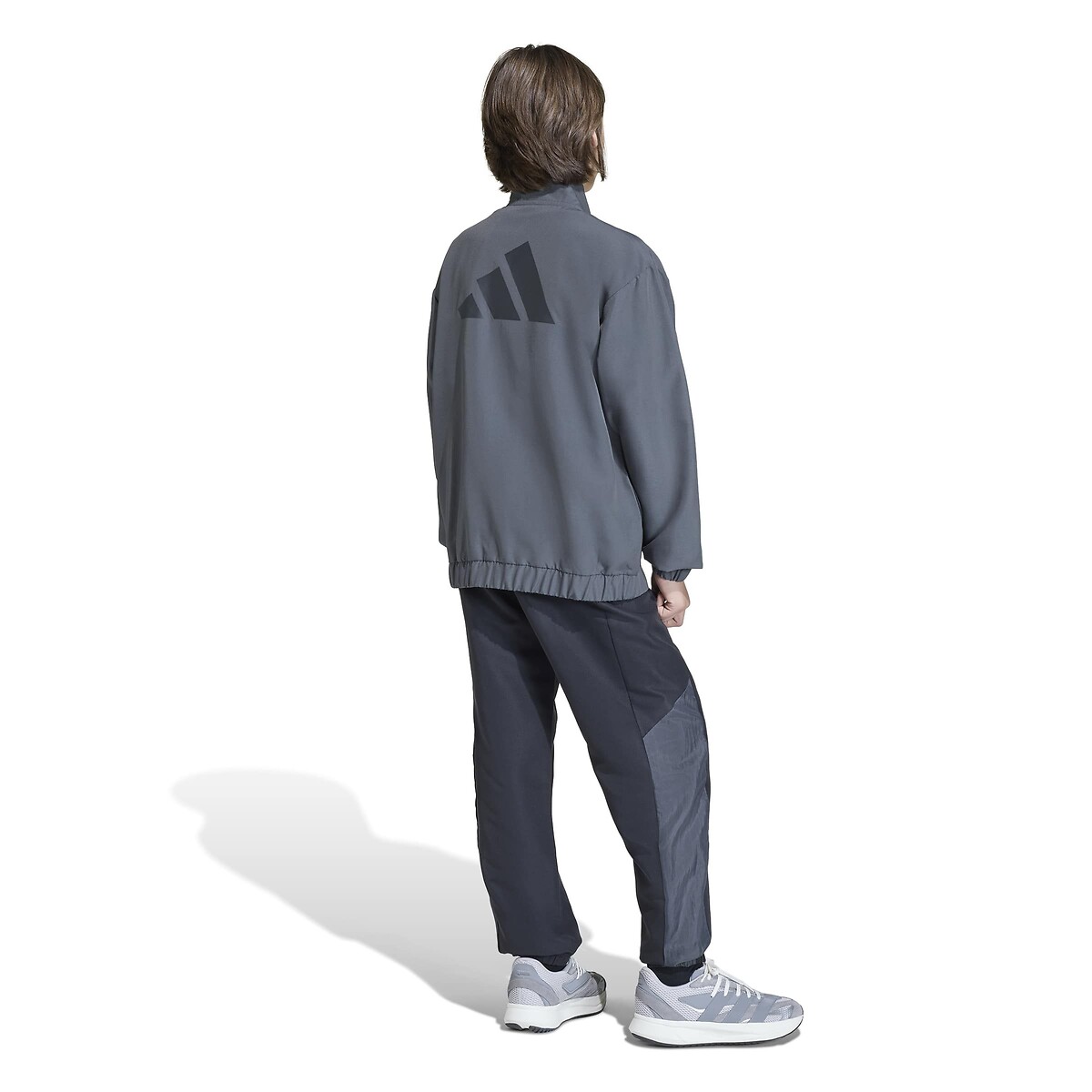 Survêtement en Woven noir/gris, ADIDAS SPORTSWEAR