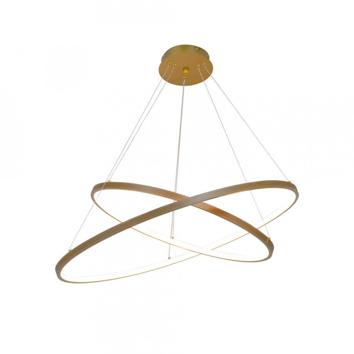Suspension aspect cuir, APOLLON marron, C-CREATION
