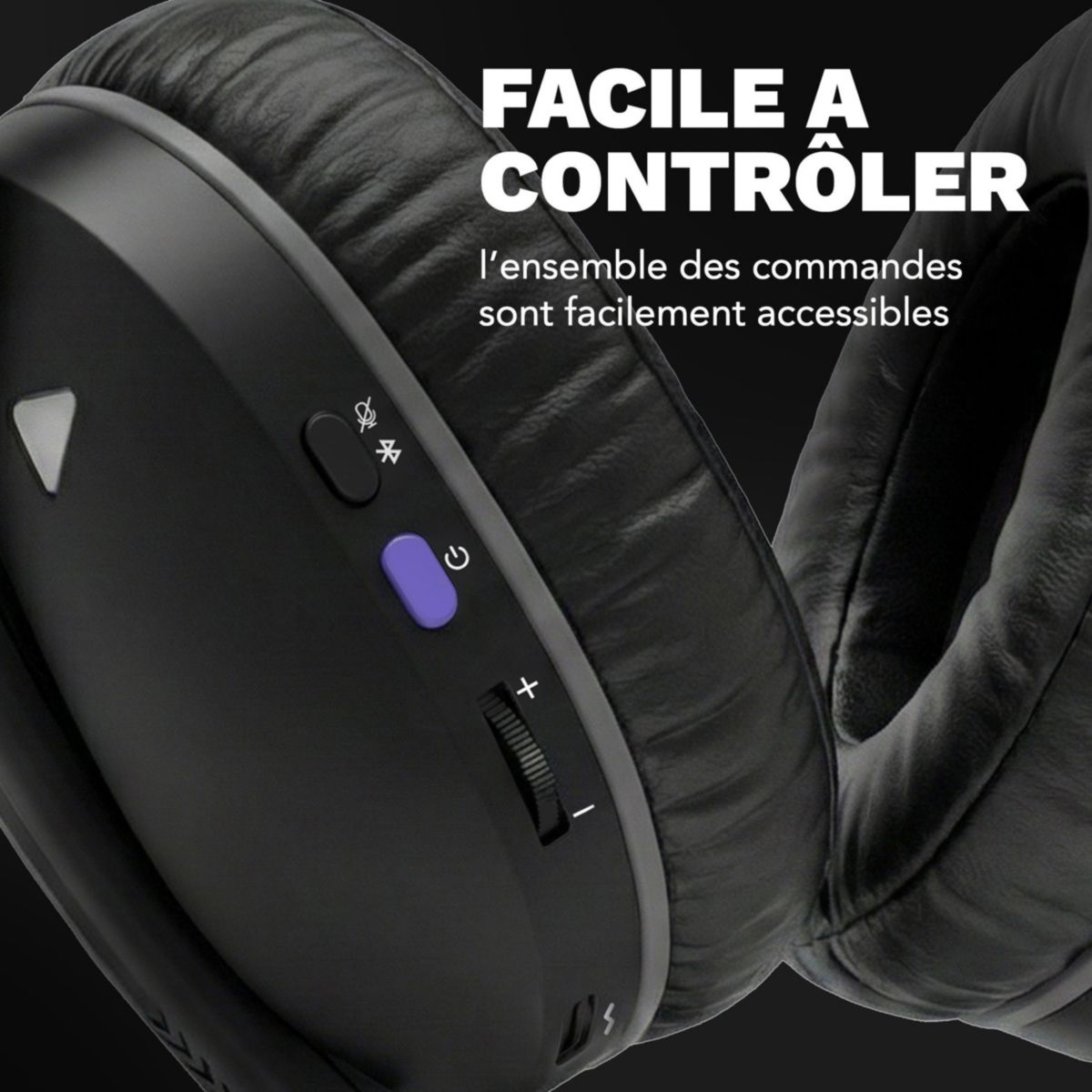 Casque gamer H5 NOIR SANS FIL Access couleur unique, SKILLKORP