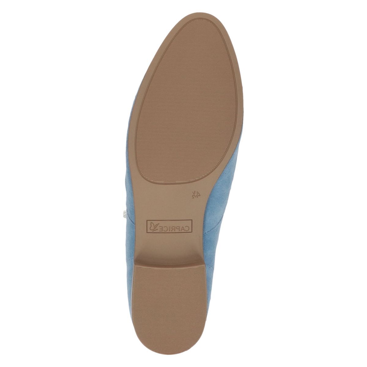 Derbie en cuir bleu pastel, CAPRICE