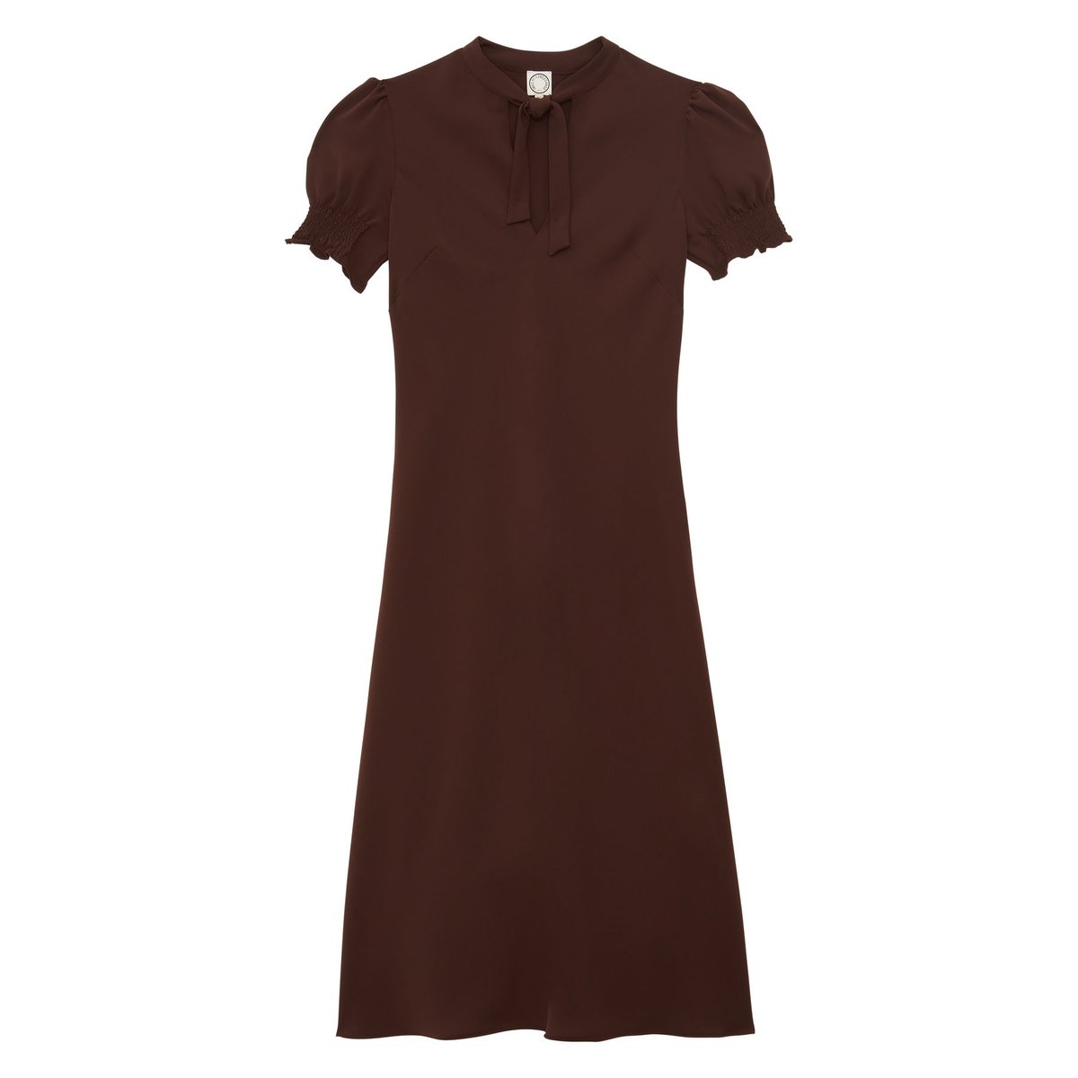 Robe Cerise fluide marron, INES DE LA FRESSANGE PARIS