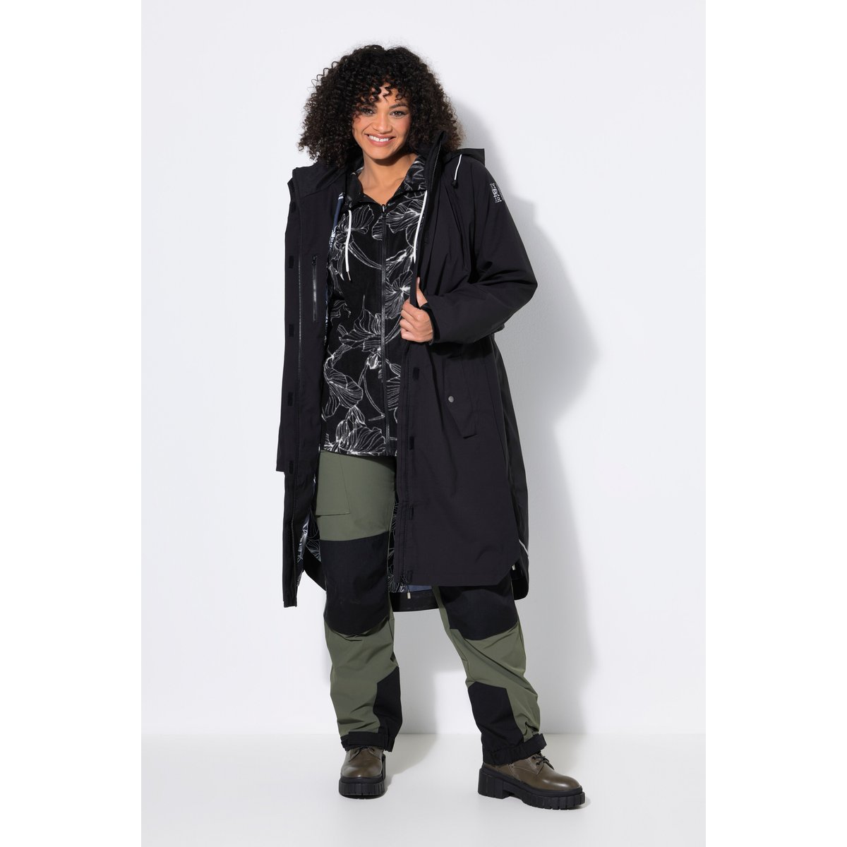 Veste technique HYPRAR longue noir, ULLA POPKEN