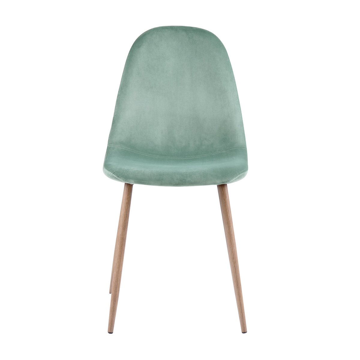 Lot de 2 chaises en velours - FREDRIK vert d'eau, MAISON PAVANE