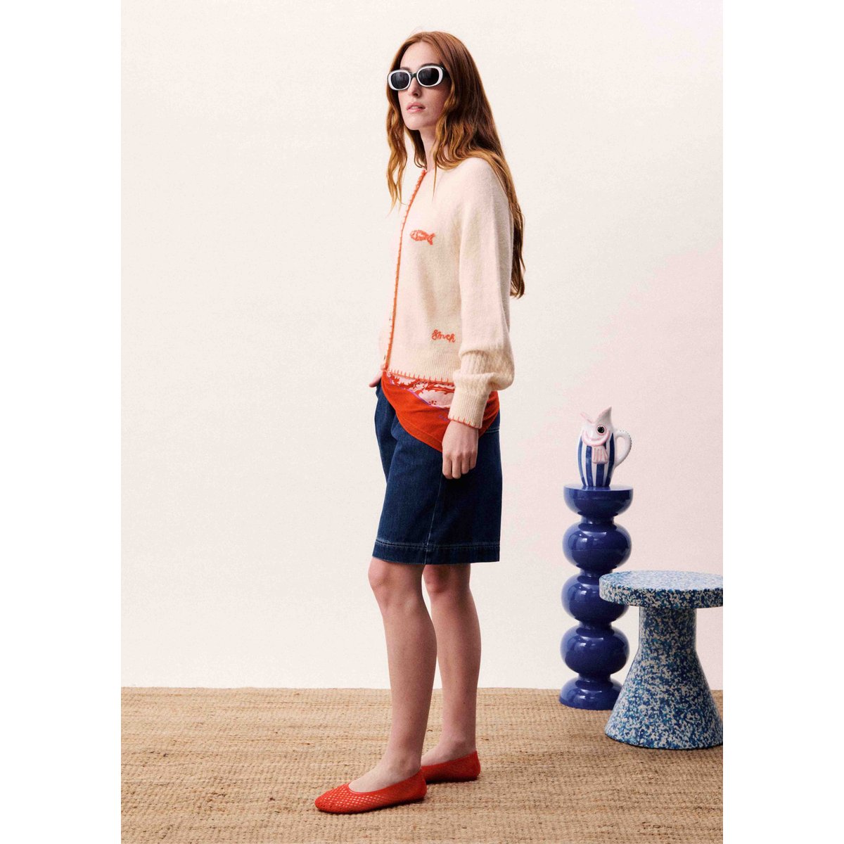 Foulard SAVICA rouge, FRNCH