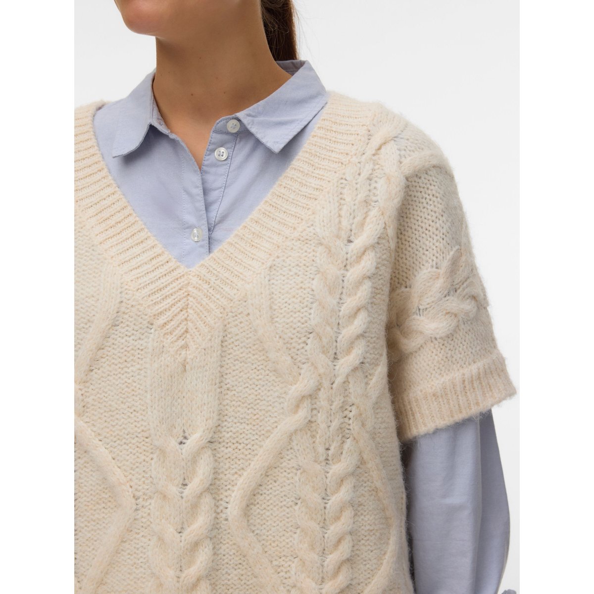 Pull En Maille birch 1, VERO MODA