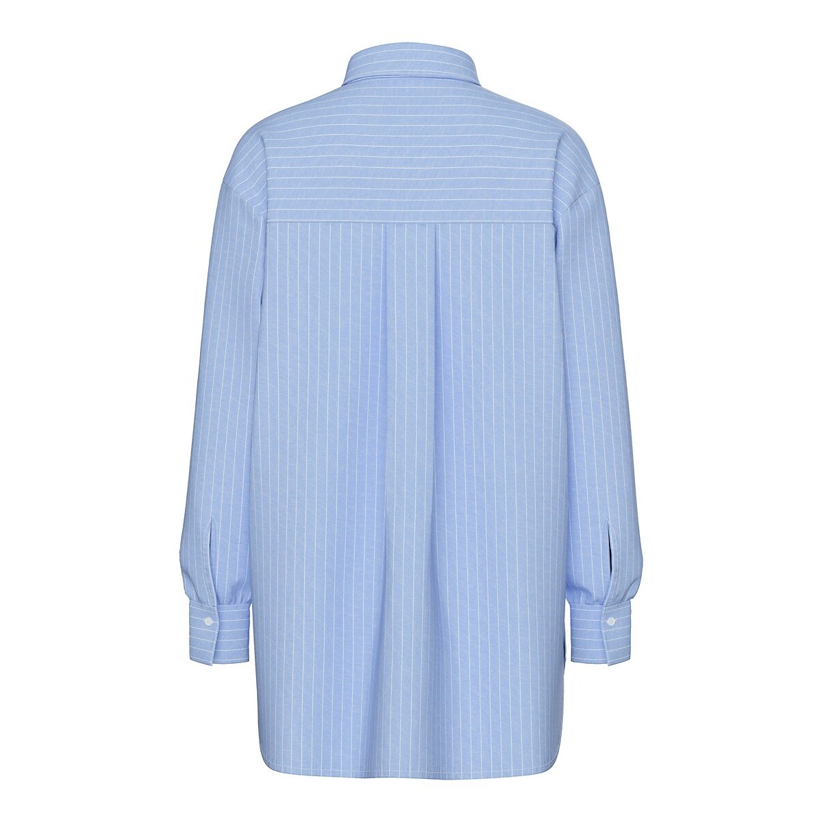 Chemise ample à fines rayures bleu ciel rayé, PIECES