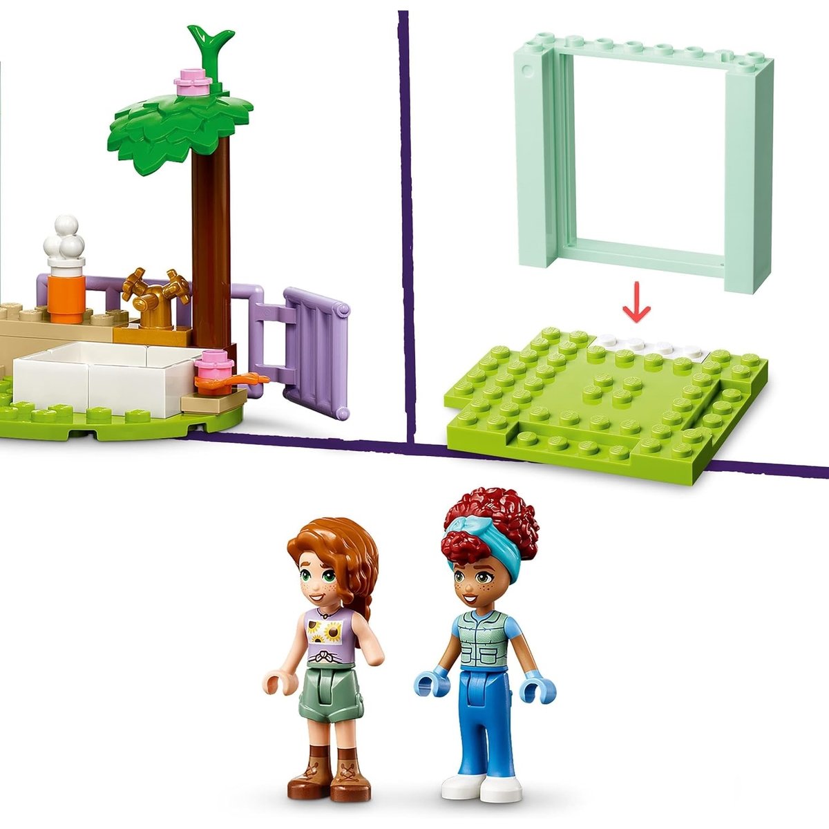La clinique vétérinaire des animaux de la ferme multicolore, LEGO