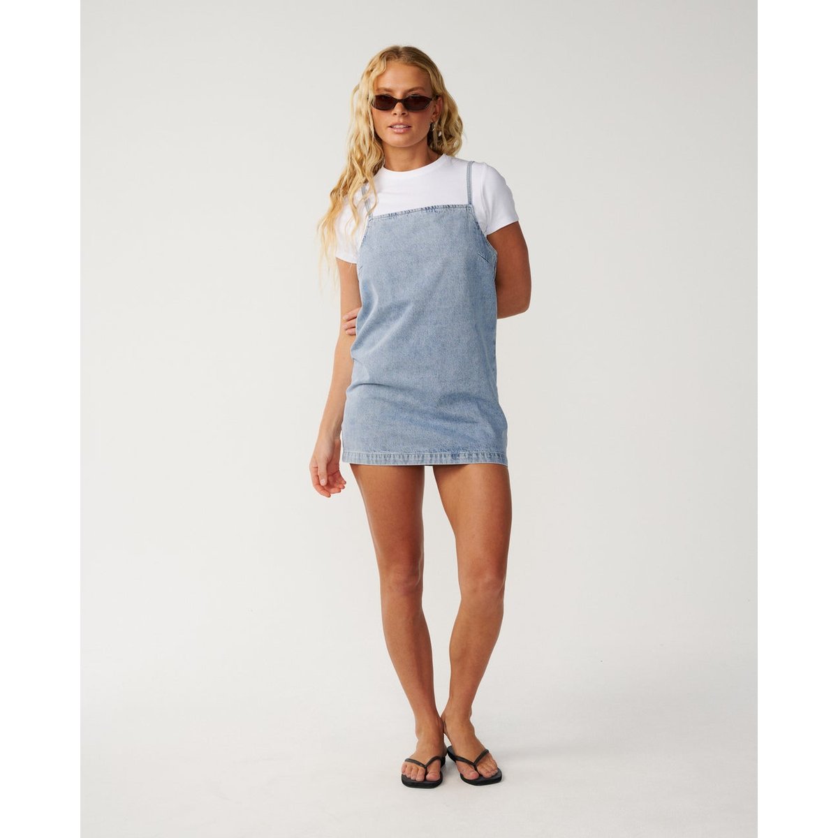 Robe courte en jean STACEY DENIM vintage blue, RIP CURL