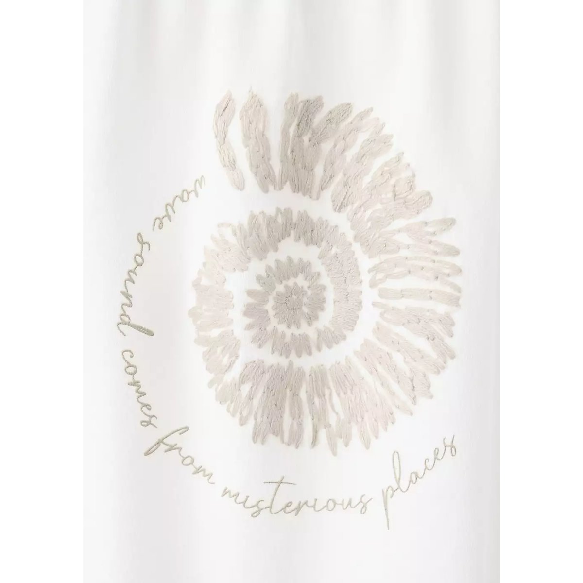 T-shirt coton détail brodé blanc cassé, MANGO KIDS