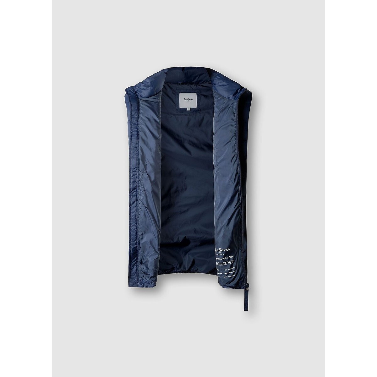 Doudoune courte col montant, mi-saison bleu, PEPE JEANS